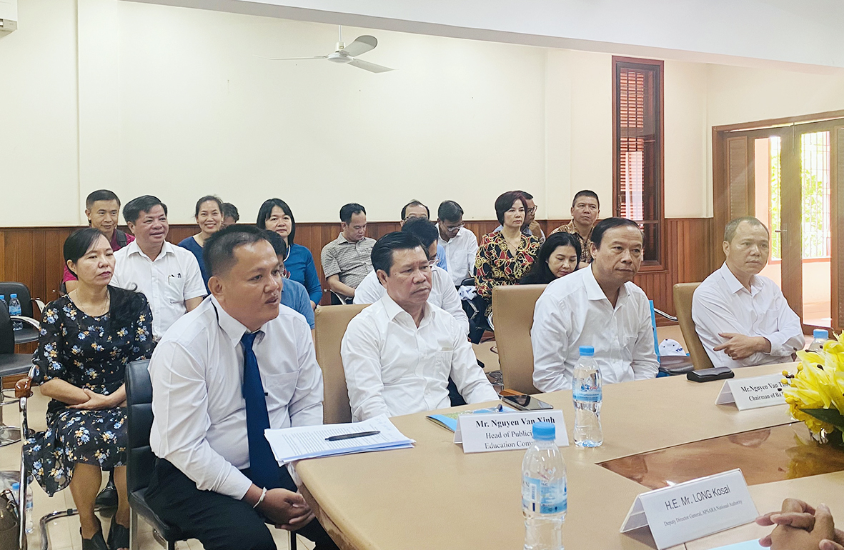Đoàn Công tác tỉnh Bà Rịa - Vũng Tàu làm việc với Ban Quản lý quần thể di tích Angkor.