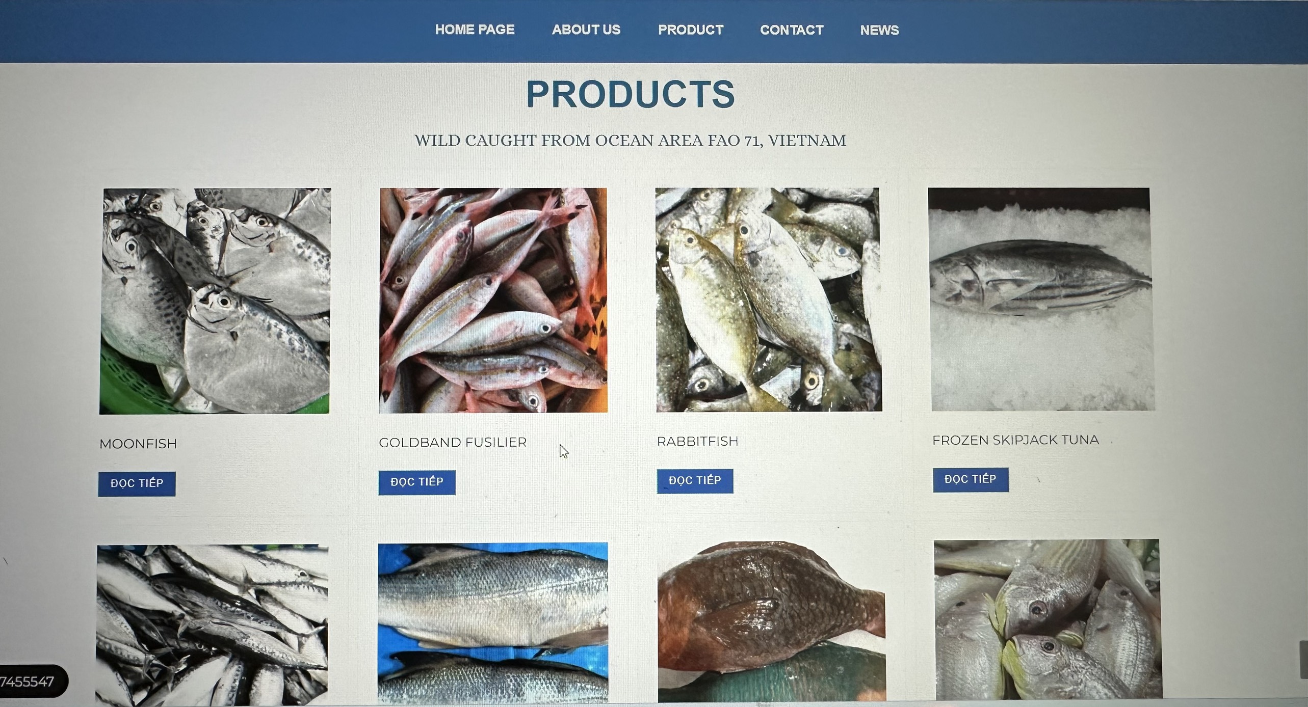 Giao diện mới cùng nhiều tiện ích của Baseafood giúp các DN có kênh quảng bá sản phẩm thuận tiện.