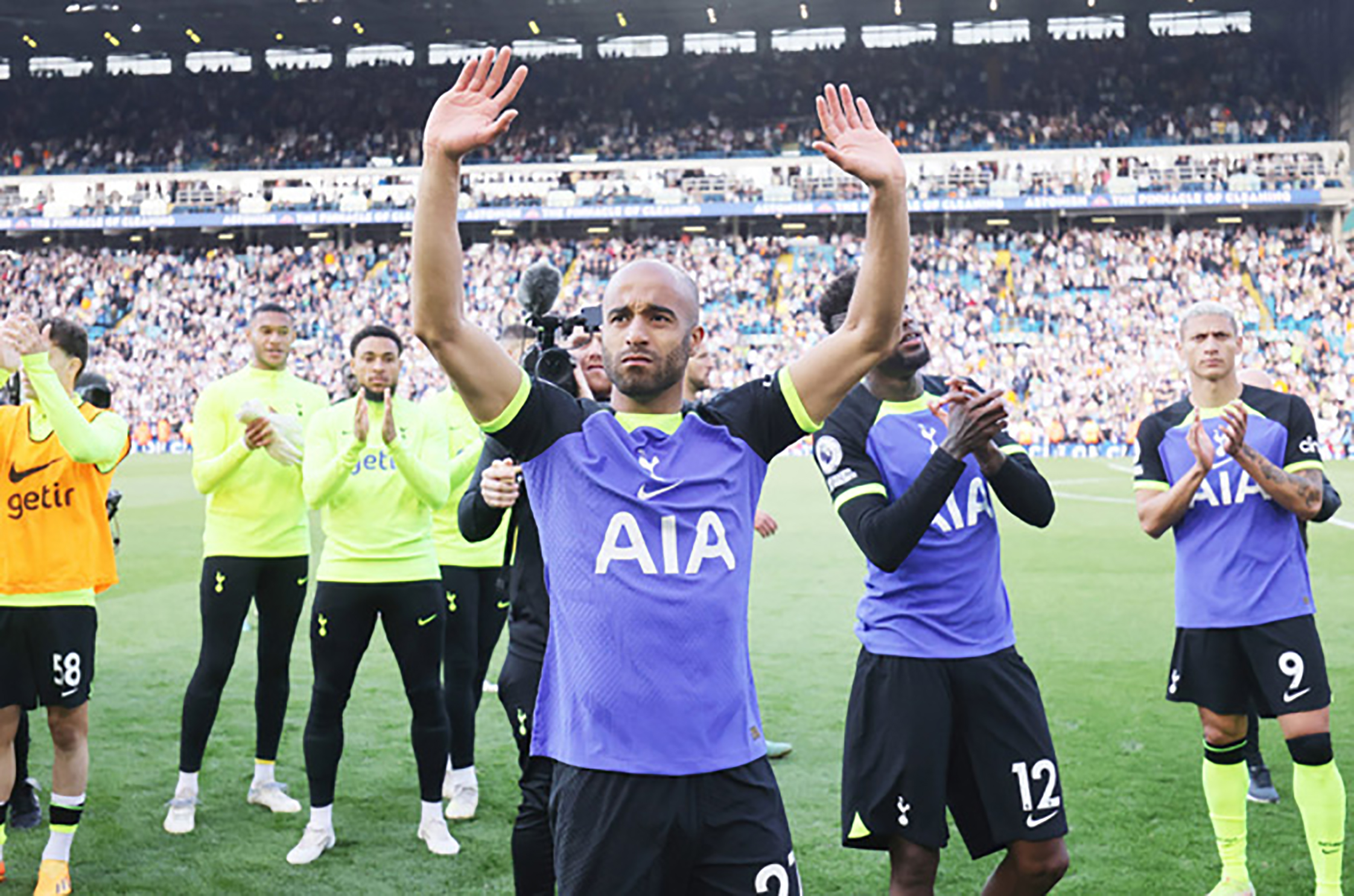 Moura không có lần đá chính nào cho Tottenham mùa này.