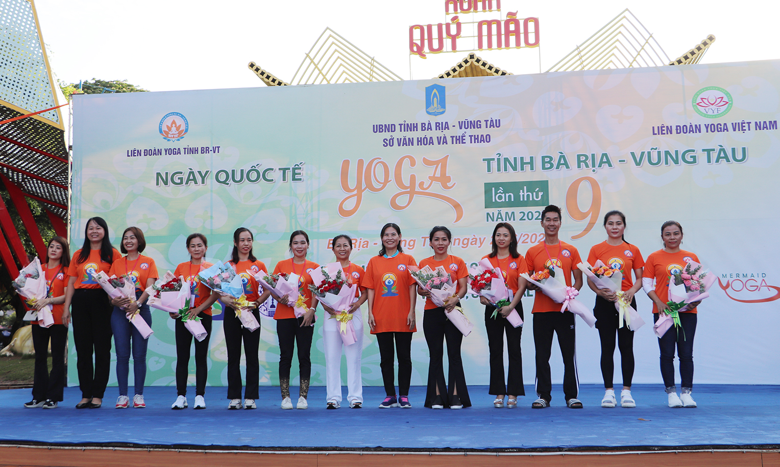 Ban Chấp hành Liên đoàn Yoga tỉnh BR-VT lần thứ I, Nhiệm kỳ 2023-2028 ra mắt tại sự kiện.