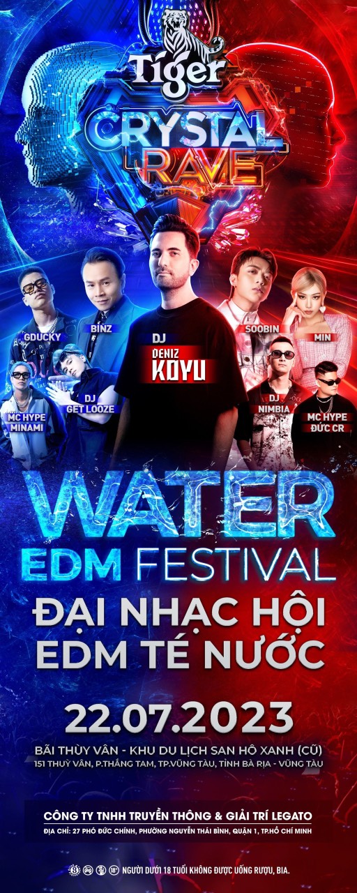 Poster giới thiệu các nghệ sĩ sẽ tham dự chương trình. 