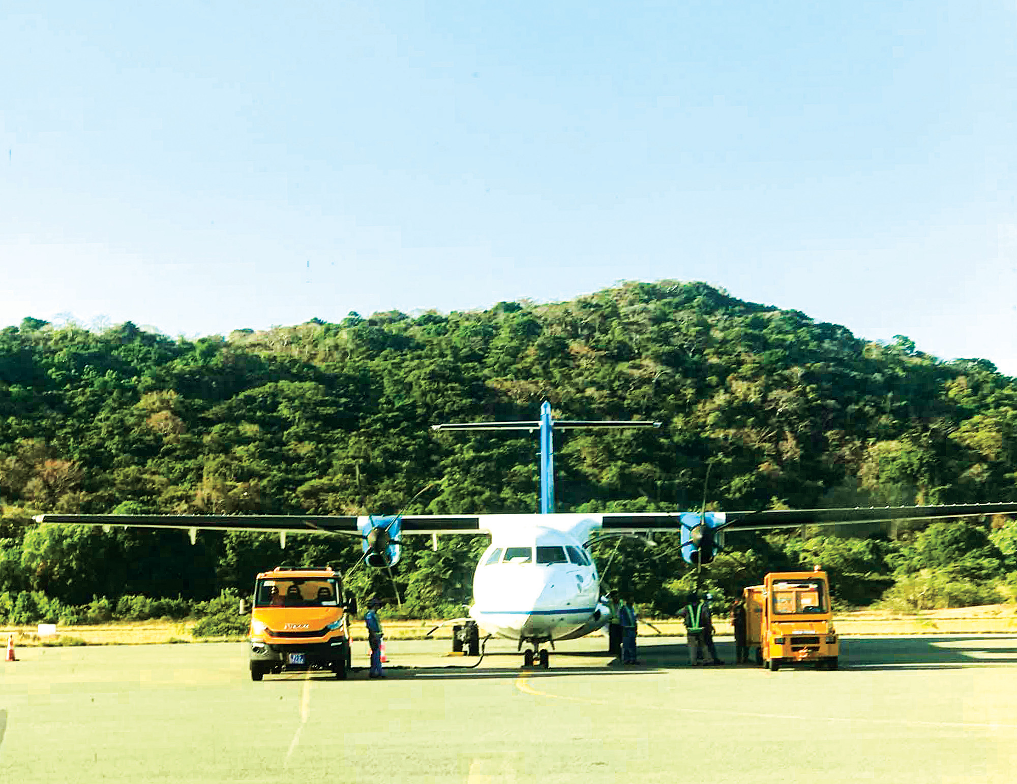 Sân bay Côn Đảo hiện nay chỉ khai thác được máy bay ATR72, cần nâng cấp để khai thác máy bay Airbus A321.