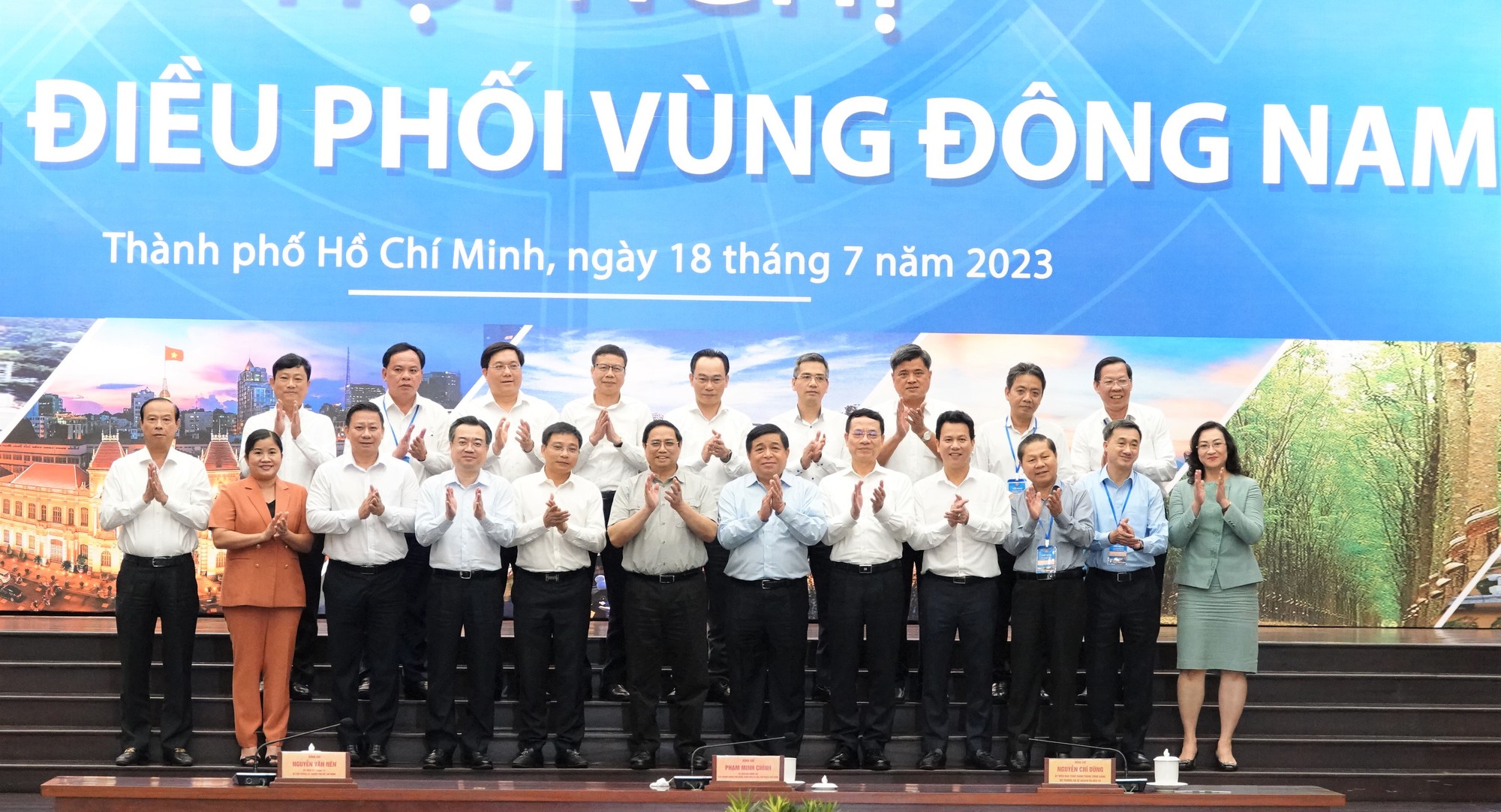 Hội đồng điều phối vùng Đông Nam bộ chính thức ra mắt. Ảnh: SỸ ĐÔNG