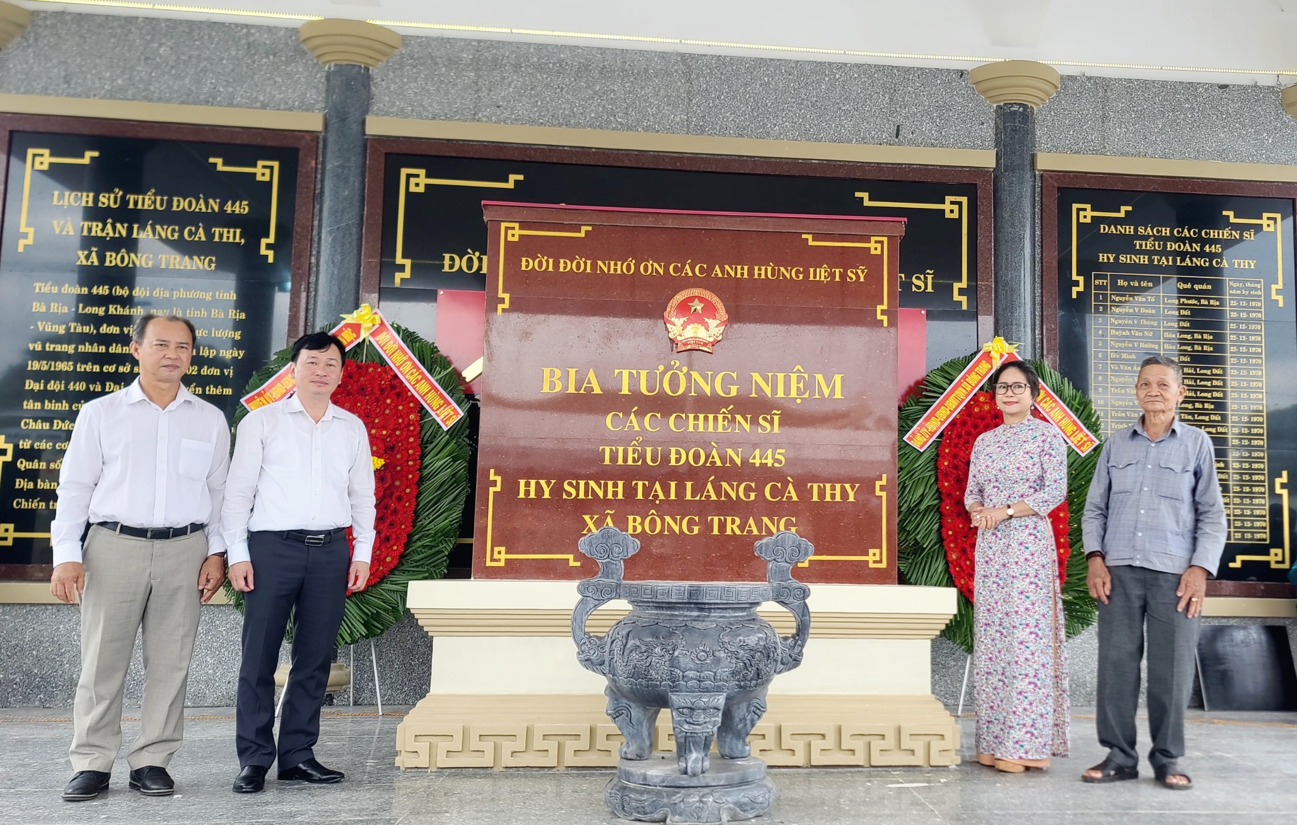 Lãnh đạo Huyện uỷ, UBND huyện Xuyên Mộc dự lễ khánh thành