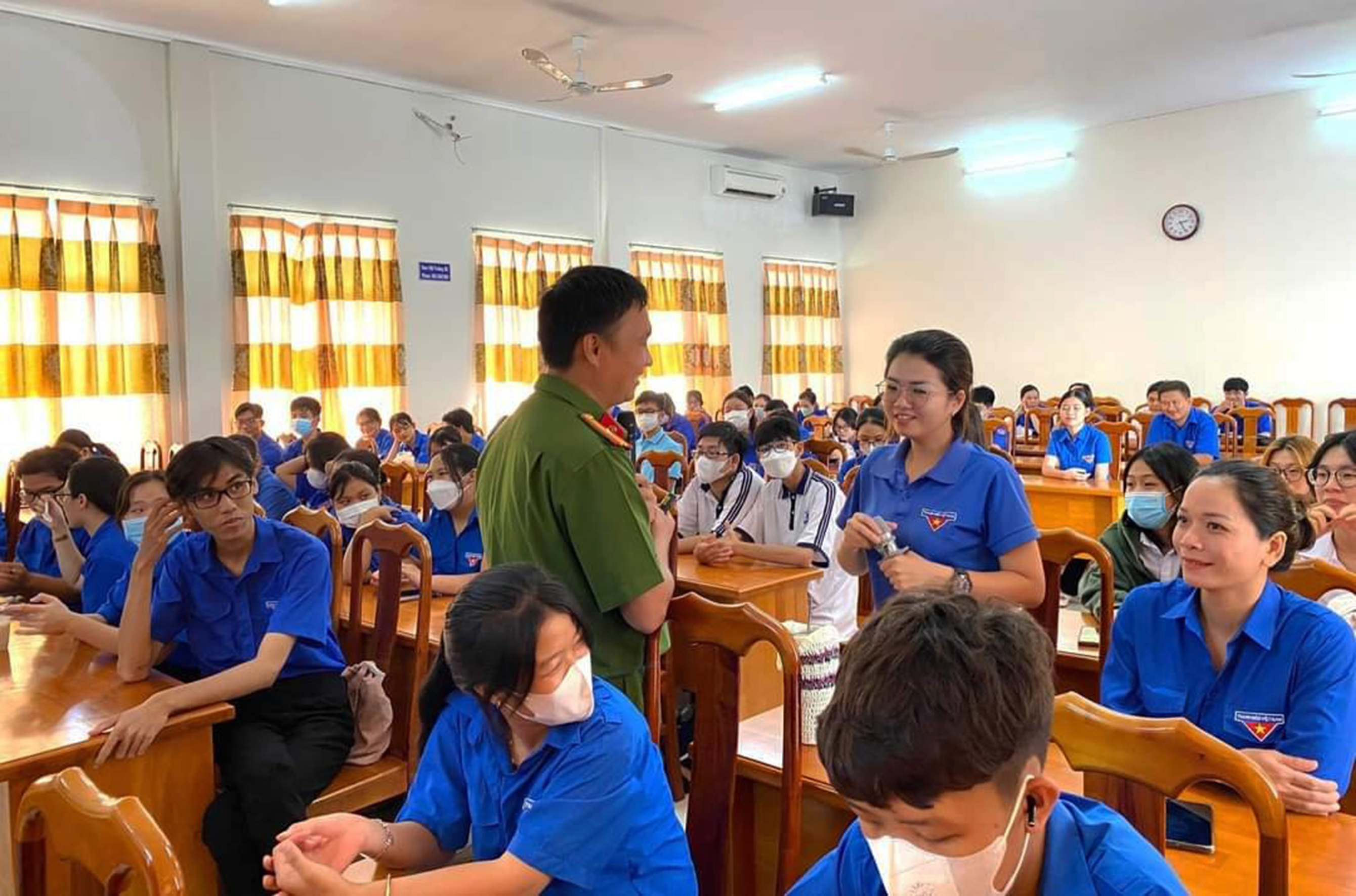 Công an tỉnh tuyên truyền phòng, chống mua bán người, ma túy cho cán bộ, đoàn viên  thanh niên TP.Vũng Tàu.