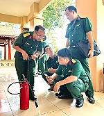 Bảo đảm an toàn phòng cháy, chữa cháy tại các đơn vị quân đội
