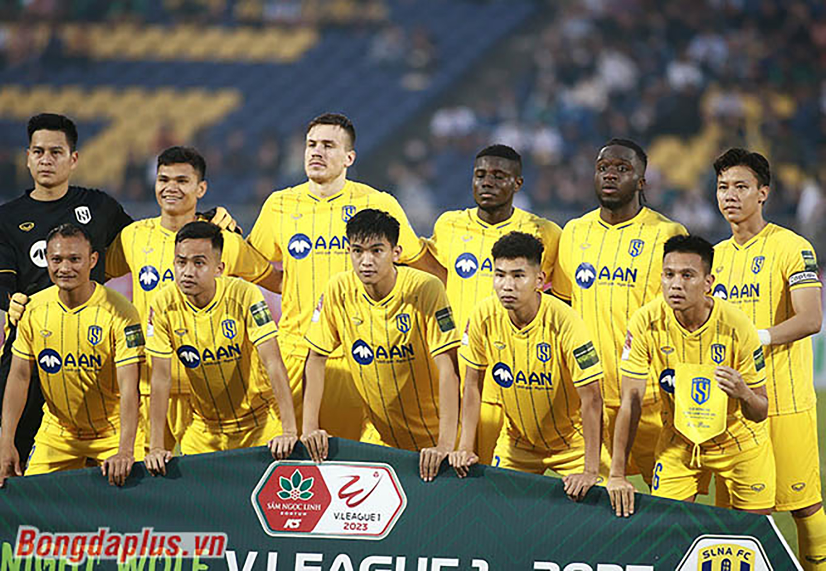 SLNA là đội bóng sử dụng nhiều cầu thủ trẻ nhất ở V-League 2023.