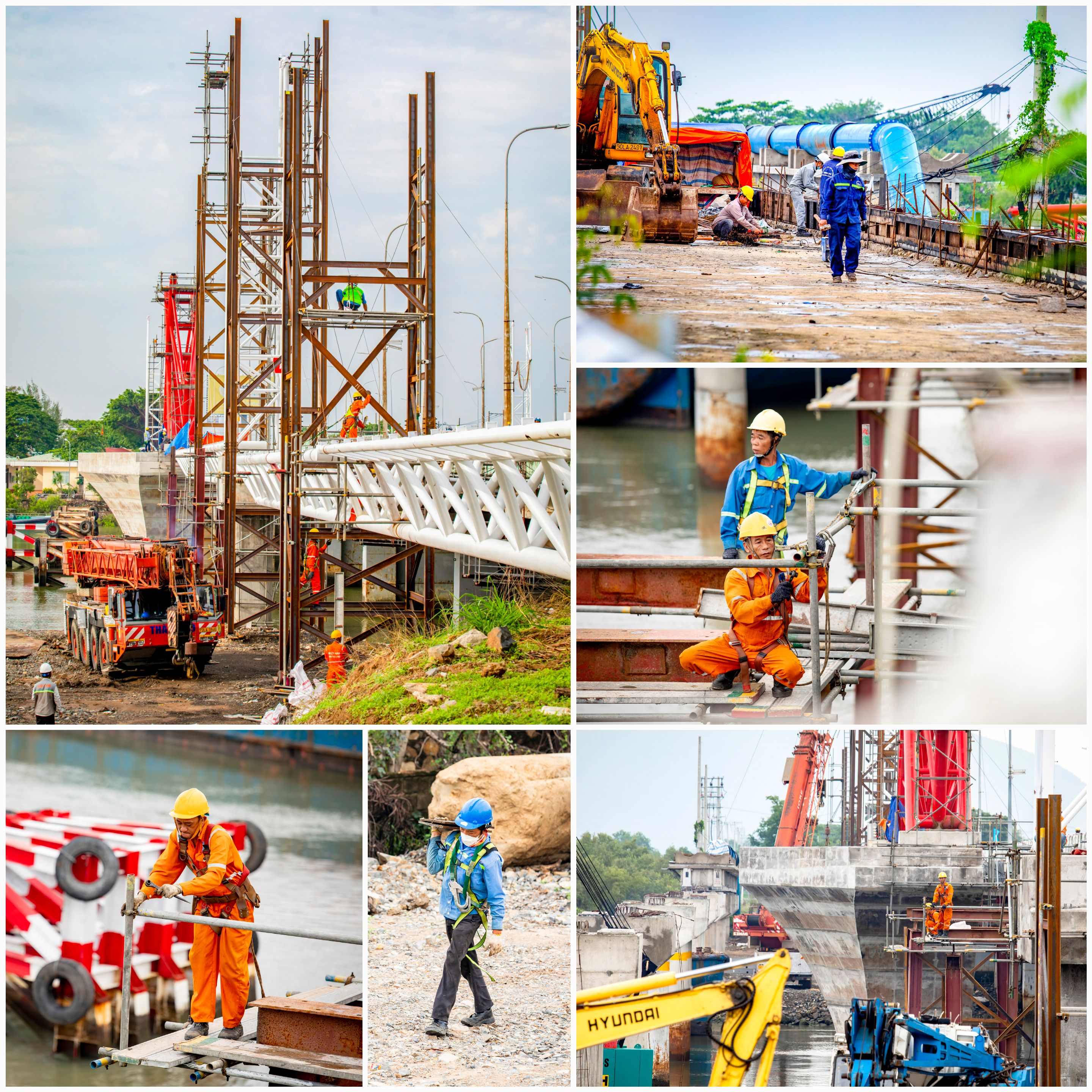 Người và phương tiện được huy động để khẩn trương hoàn thành theo tiến độ đề ra.