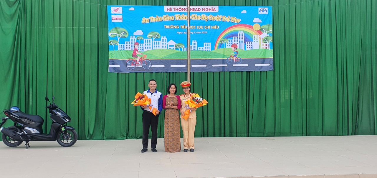 Chương trình do Đội cảnh sát giao thông Công an TP. Vũng Tàu, hệ thống HEAD Nghĩa và Trường TH Lưu Chí Hiếu (TP. Vũng Tàu) phối hợp tổ chức.