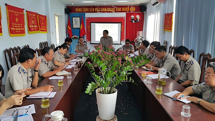 Thông tư 04 được kỳ vọng tạo bước chuyển biến lớn về cải cách thủ tục THA. Trong ảnh: Cục THADS tỉnh hội nghị sơ kết công tác thi hành án dân sự 6 tháng đầu năm 2023..