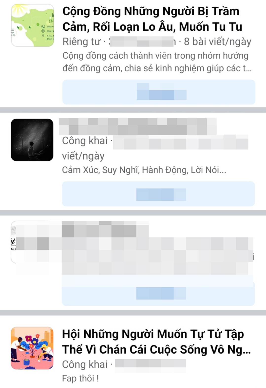 Hiểm họa từ hội nhóm xúi giục tự tử trên mạng