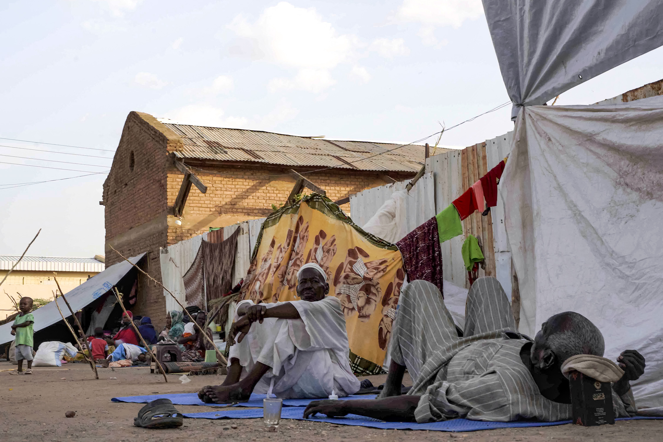 Người tị nạn tại Hasahisa, Sudan.