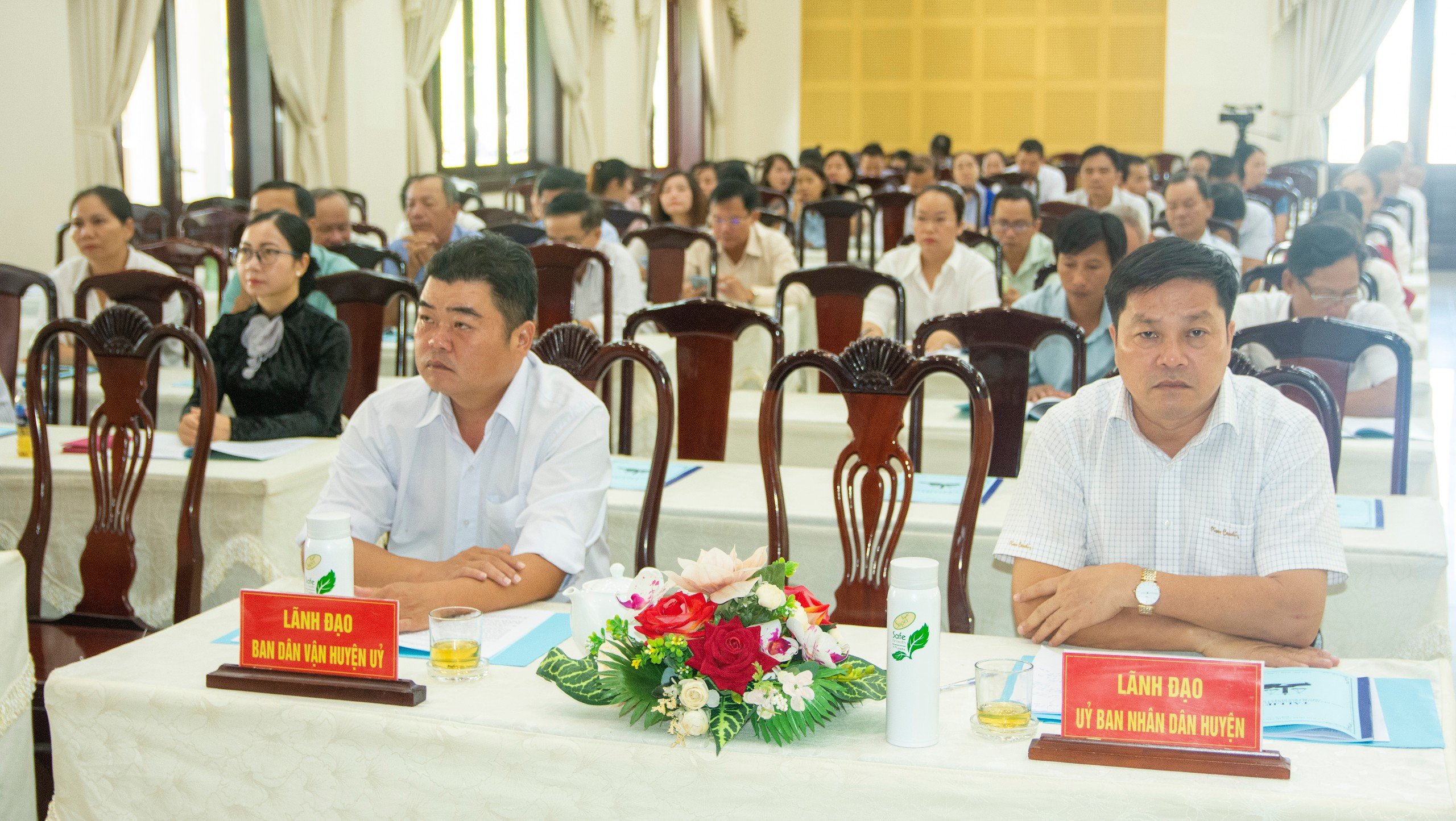Ông Phạm Văn Quyền, Phó Chủ tịch UBND huyện Châu Đức tham dự và chủ trì hội nghị