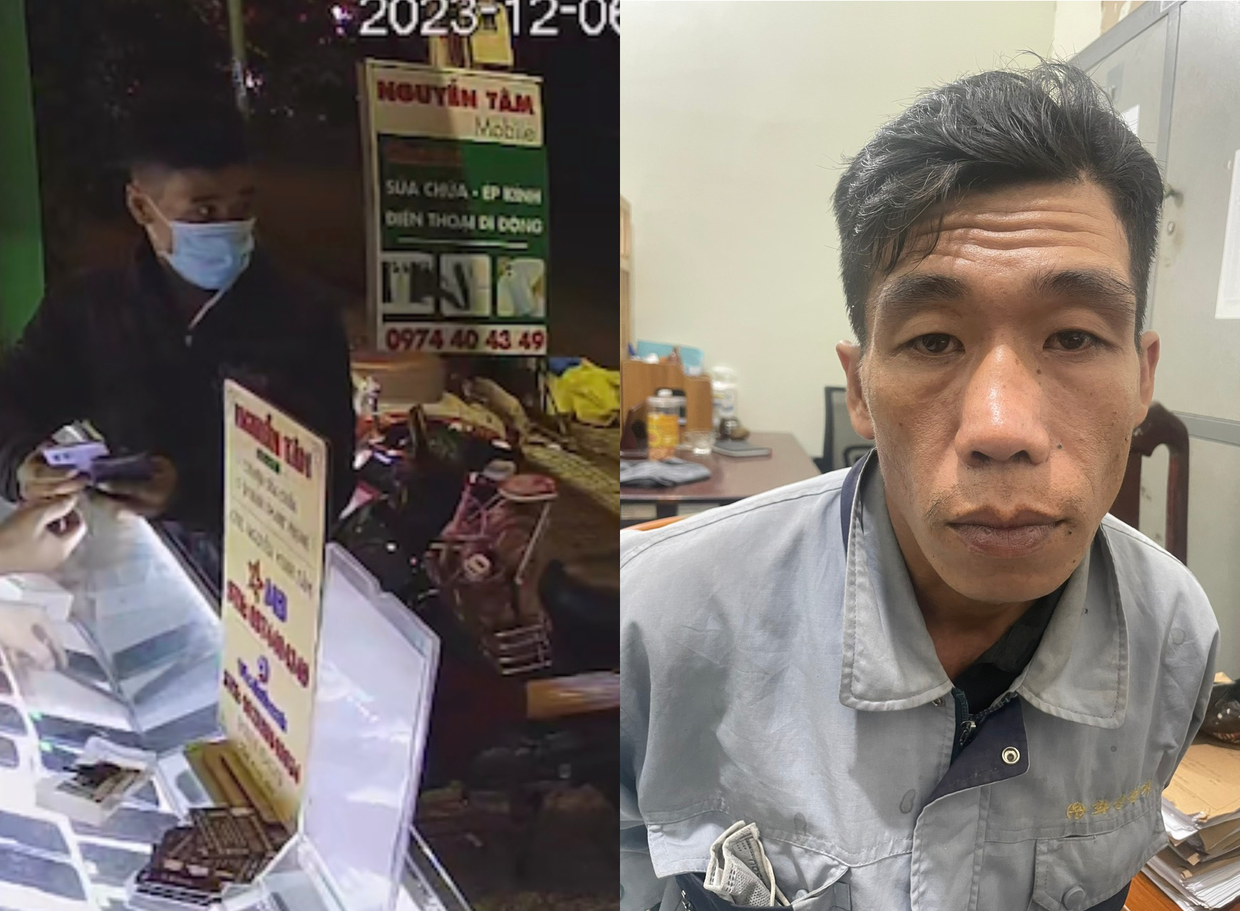 Đối tượng Phan Hồng Châu (biệt danh “Trực”, SN 1985, ngụ TP.Vũng Tàu) bị bắt giữ sau khi thực hiện hành vi 