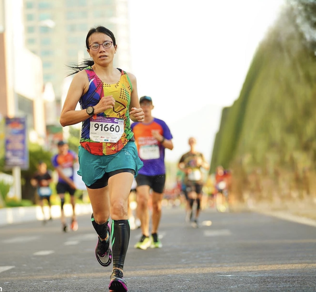 Runner Nguyễn Thị Minh Hiền là chân chạy bộ phong trào nổi bật của Bà Rịa - Vũng Tàu.