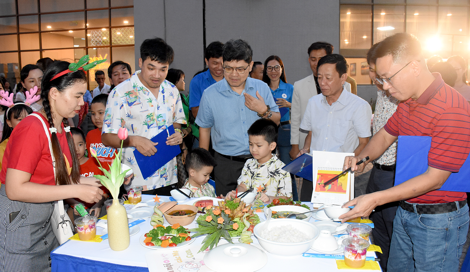 Hội thi ẩm thực, một trong những điểm nhấn của Ngày hội gia đình DIC năm 2023
