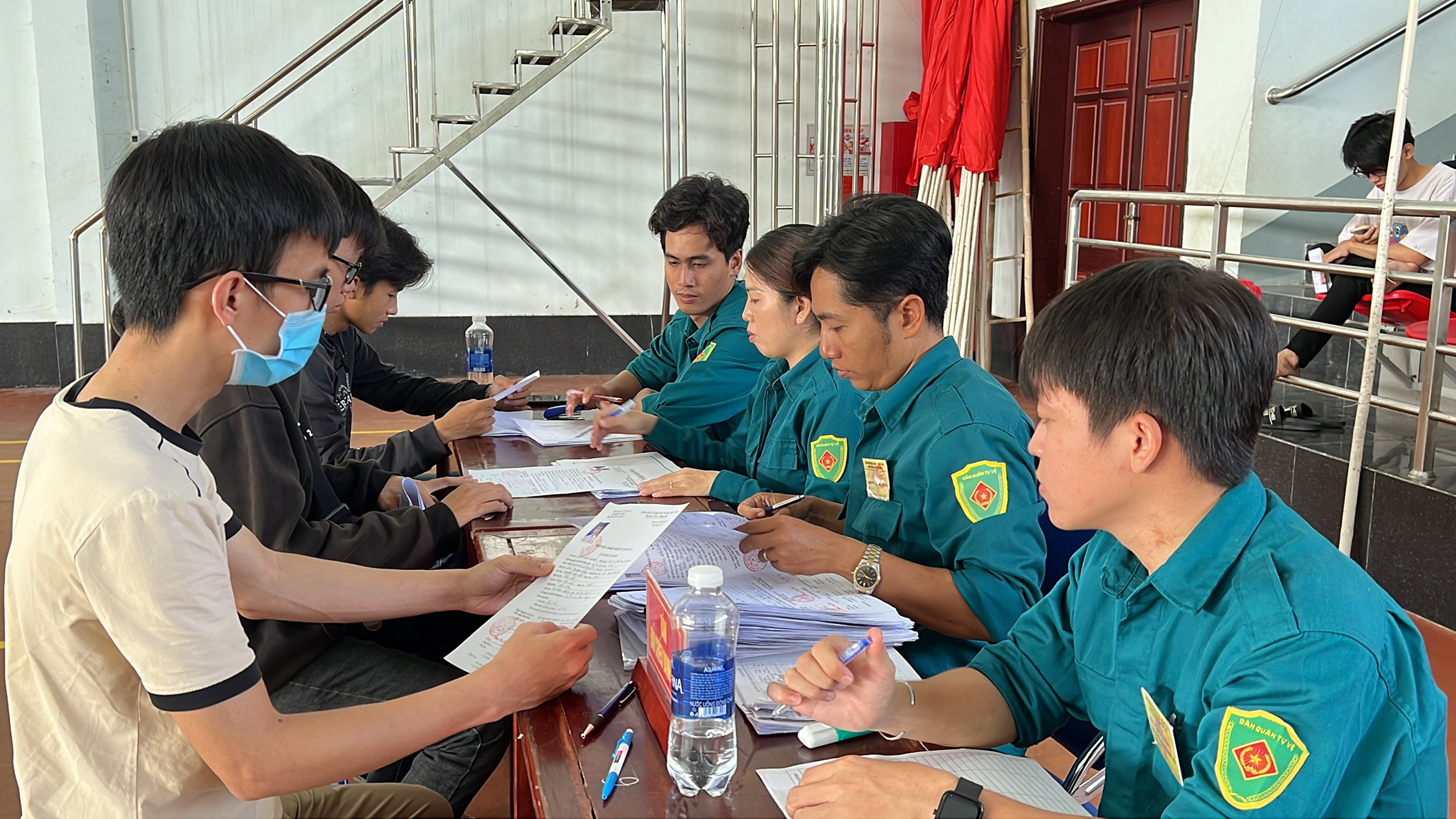 Khám sức khỏe cho công dân trong độ tuổi thực hiện NVQS tại huyện Đất Đỏ.