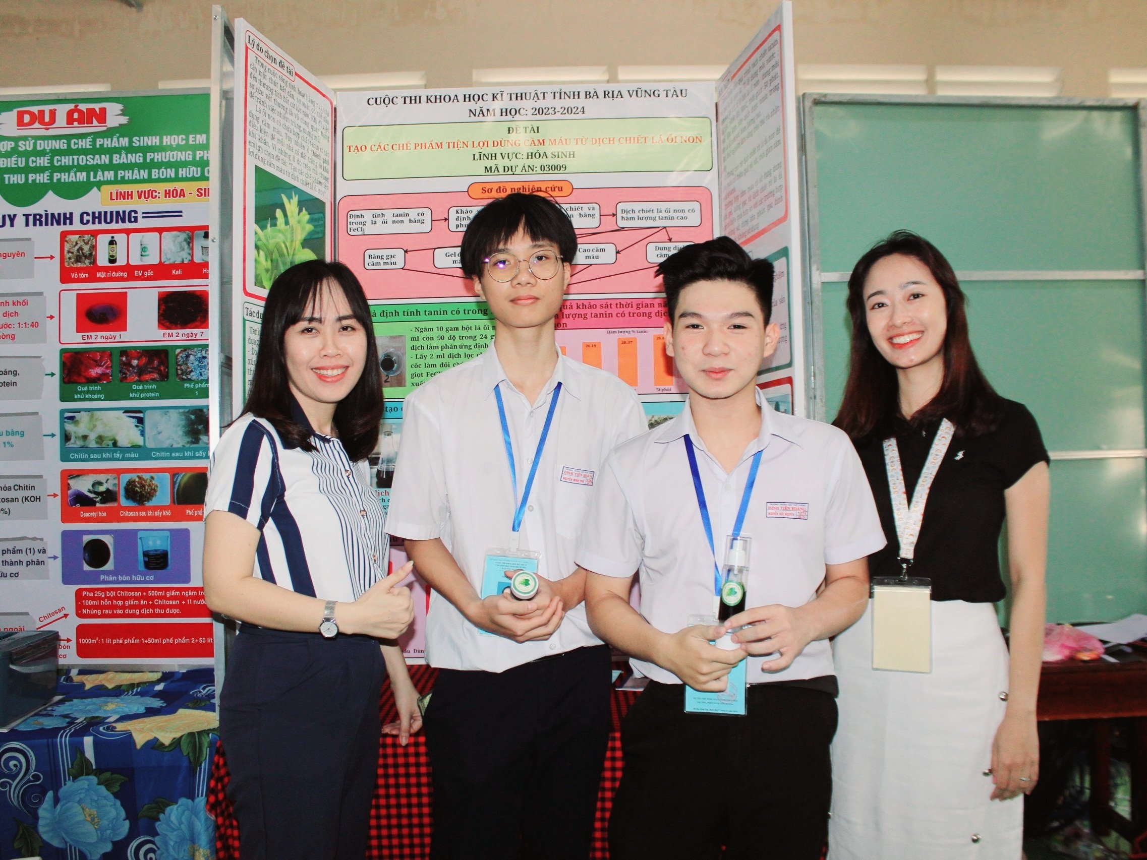 HS và GV hướng dẫn đề tài 