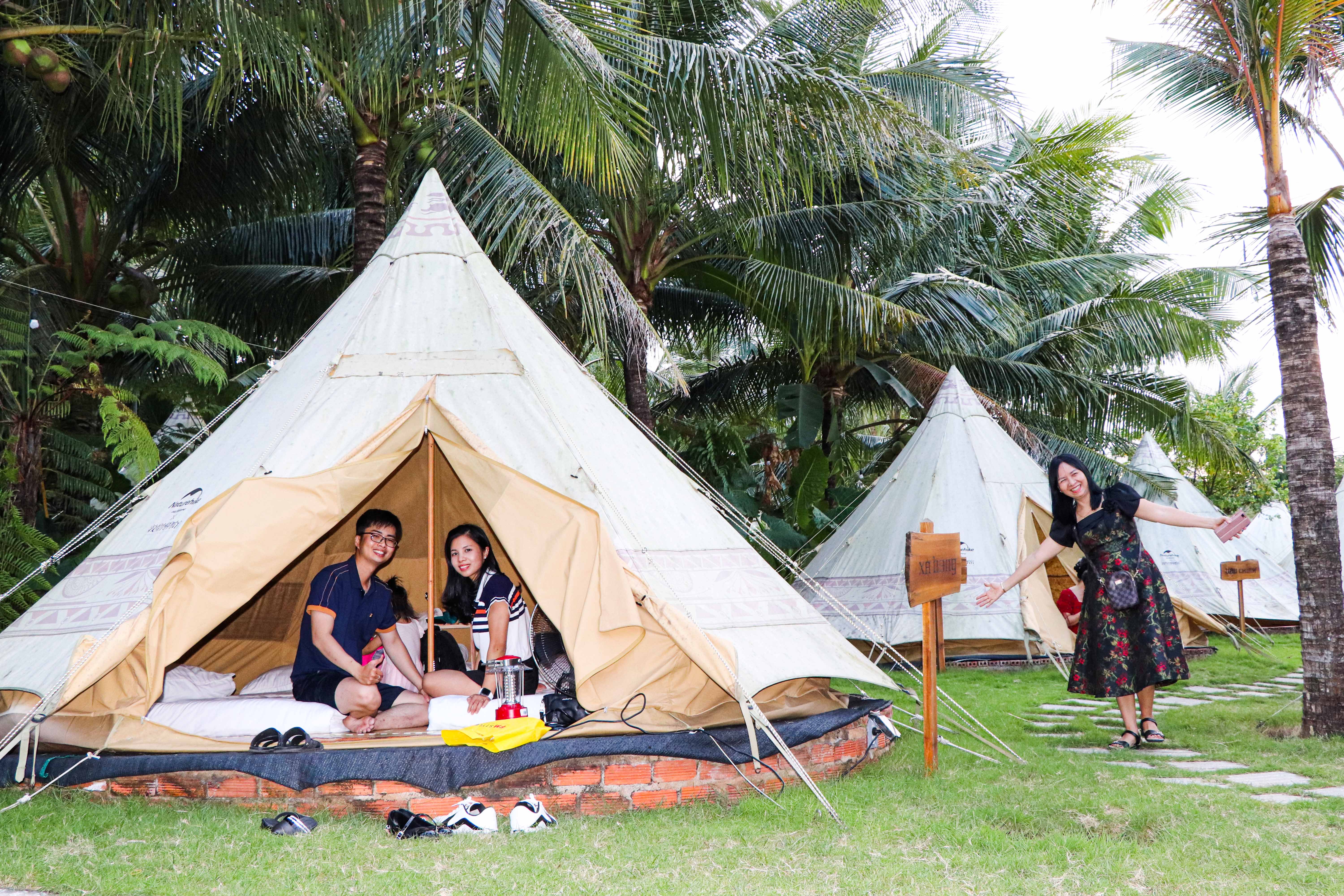 Gia đình chị Thu Hà (du khách đến từ Vũng Tàu), chọn Đất Rồng - Đinh Gia Trang cho kỳ nghỉ Tết Nguyên đán 2024.