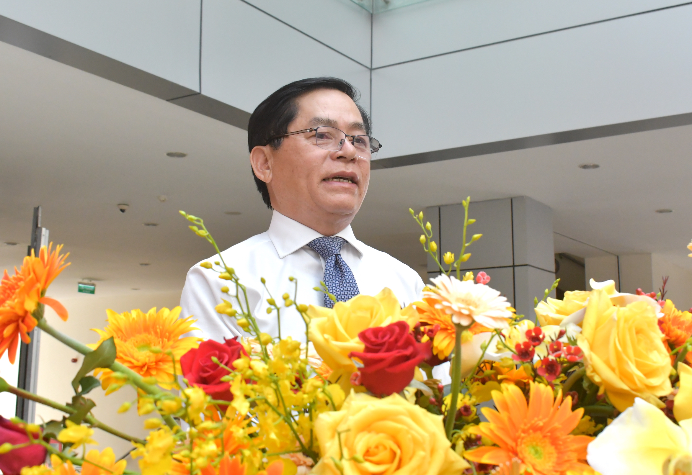 Bí thư Tỉnh ủy Phạm Viết Thanh phát biểu tại buổi họp mặt đầu năm mới Giáp Thìn 2024.