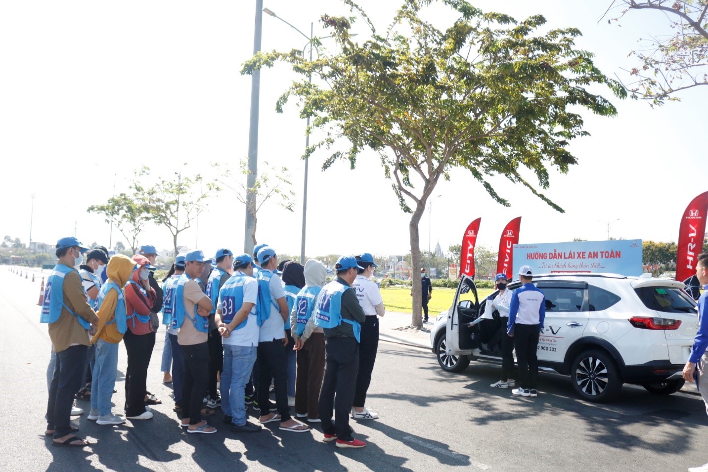Đại diện Honda Ôtô Bà Rịa Vũng Tàu phát biểu khai mạc chương trình