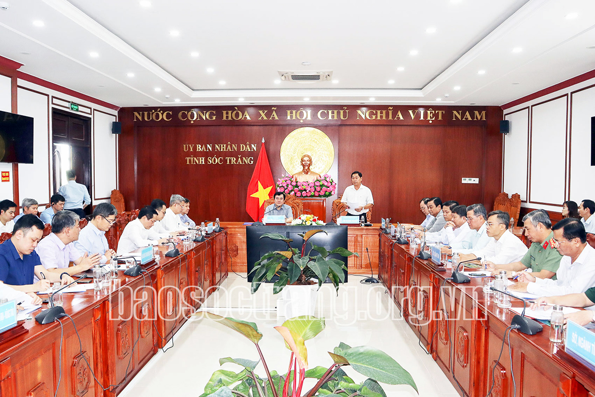 Quang cảnh buổi làm việc. Ảnh: QUANG BÌNH, Báo Sóc Trăng.