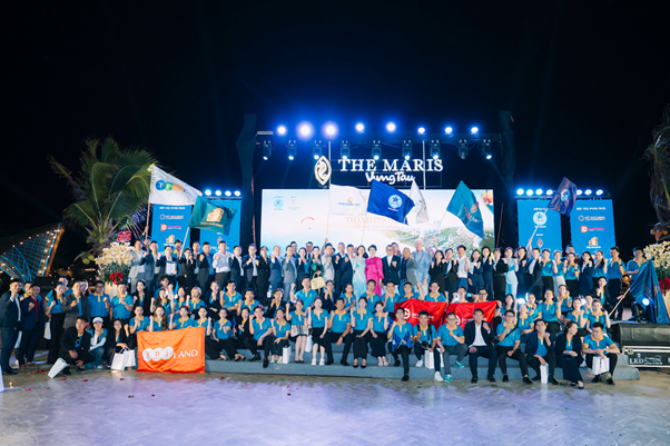 Sự kiện ra quân năm 2024 The Maris Vũng Tàu - “Chinh phục trái tim thành phố biển” diễn ra sôi động với sự hòa mình của gần 500 chiến binh kinh doanh.