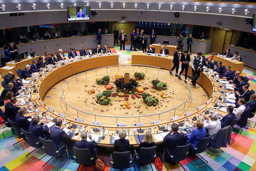 Quang cảnh Hội nghị Thượng đỉnh Liên minh châu Âu.