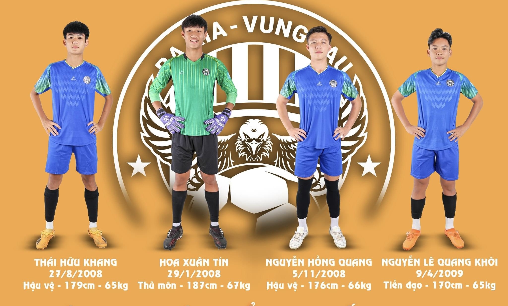 4 cầu thủ của Bà Rịa - Vũng Tàu được triệu tập vào đội tuyển U17 Việt Nam.