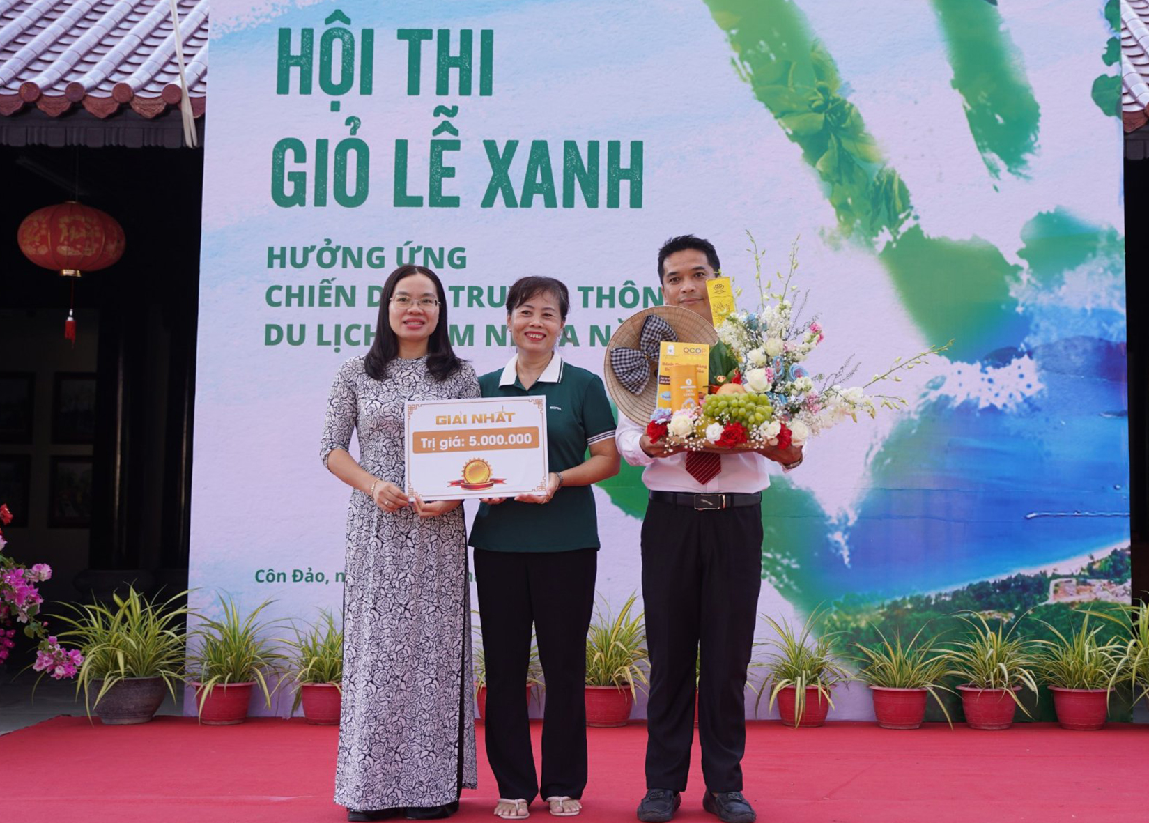 Phòng Trưng bày - Tuyên truyền Trung tâm Bảo tồn Di tích Quốc gia Côn Đảo đạt giải Nhất hội thi.
