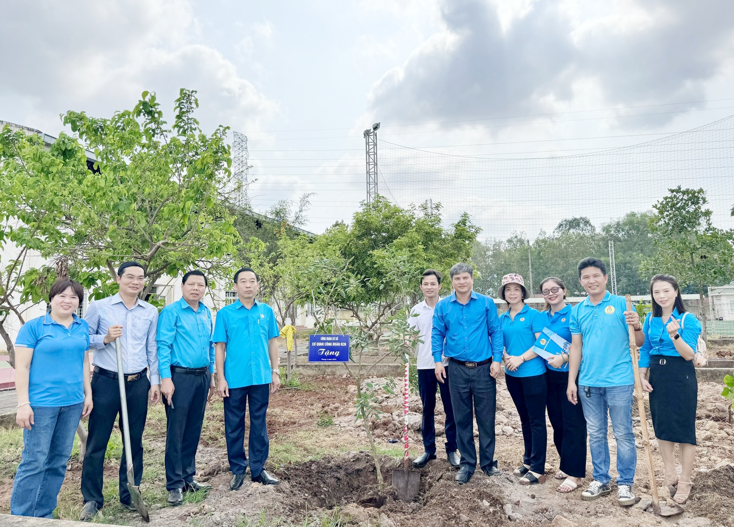 Các loại cây được trồng chủ yếu như vú sữa, xoài... và một số loại cây bóng mát khác.
