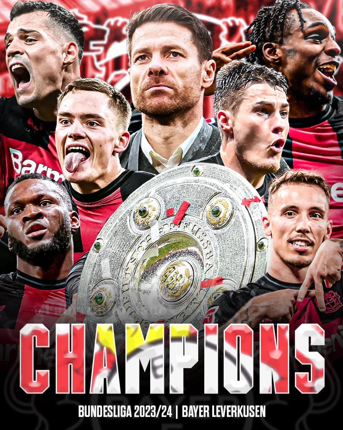 Thầy trò HLV Xabi Alonso vô địch Bundesliga lần đầu tiên trong lịch sử.