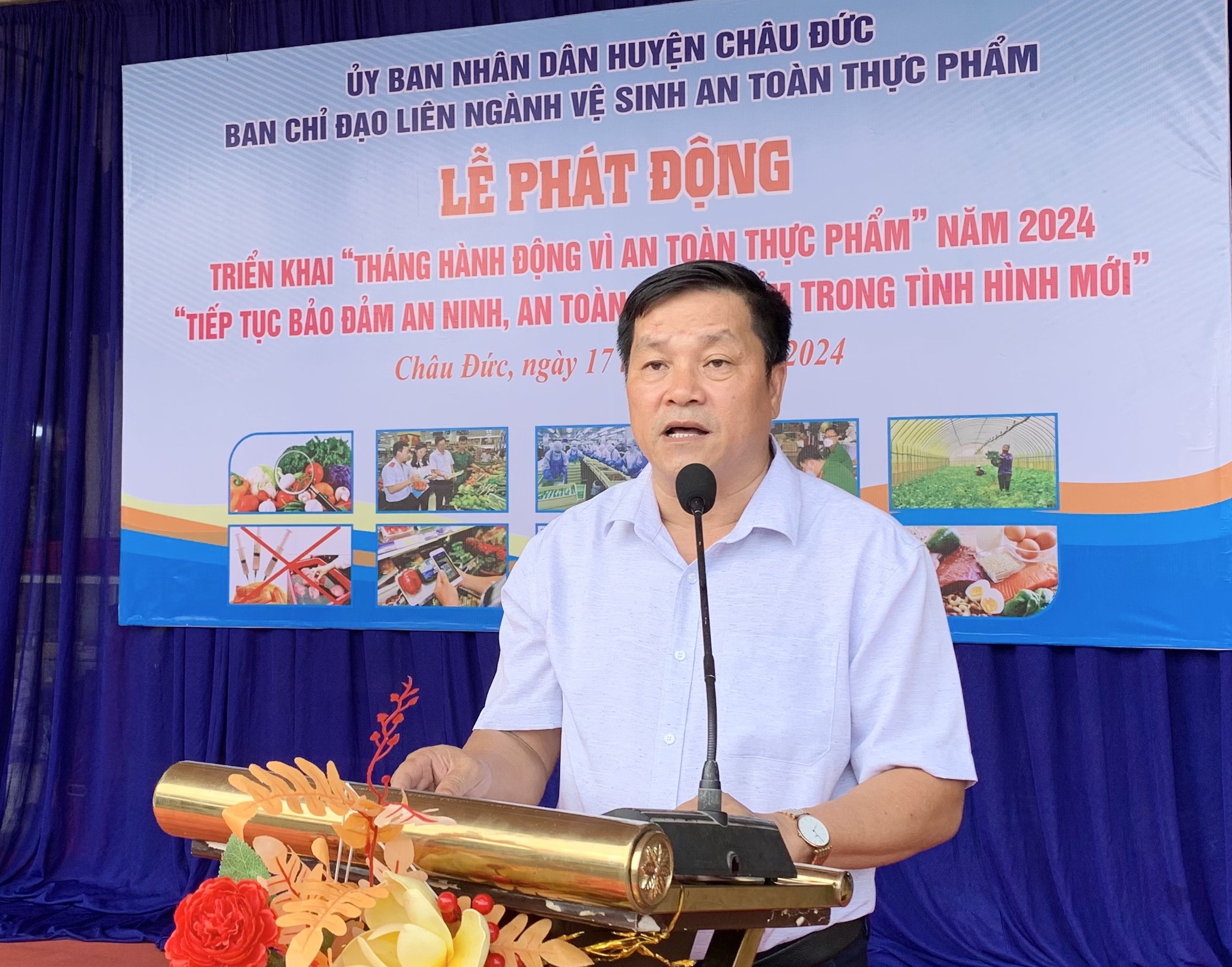 Ông Phạm Văn Quyền, Phó Chủ tịch UBND huyện Châu Đức