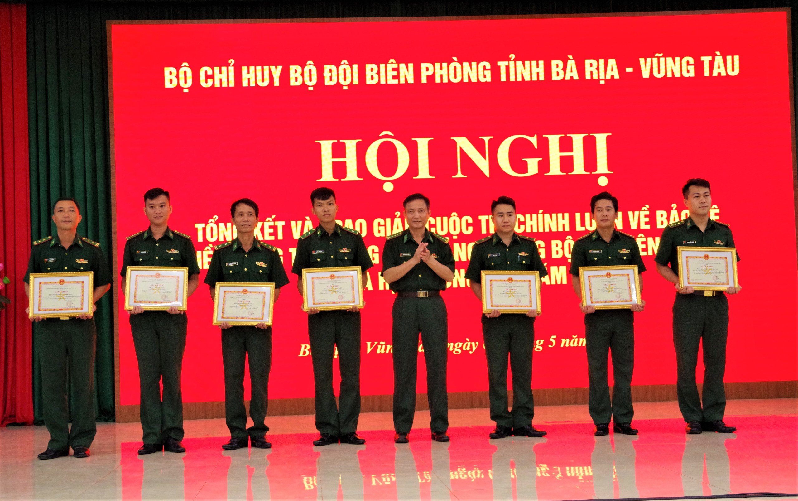 Bộ đội Biên phòng tỉnh trao giải cuộc thi về tư tưởng Đảng
