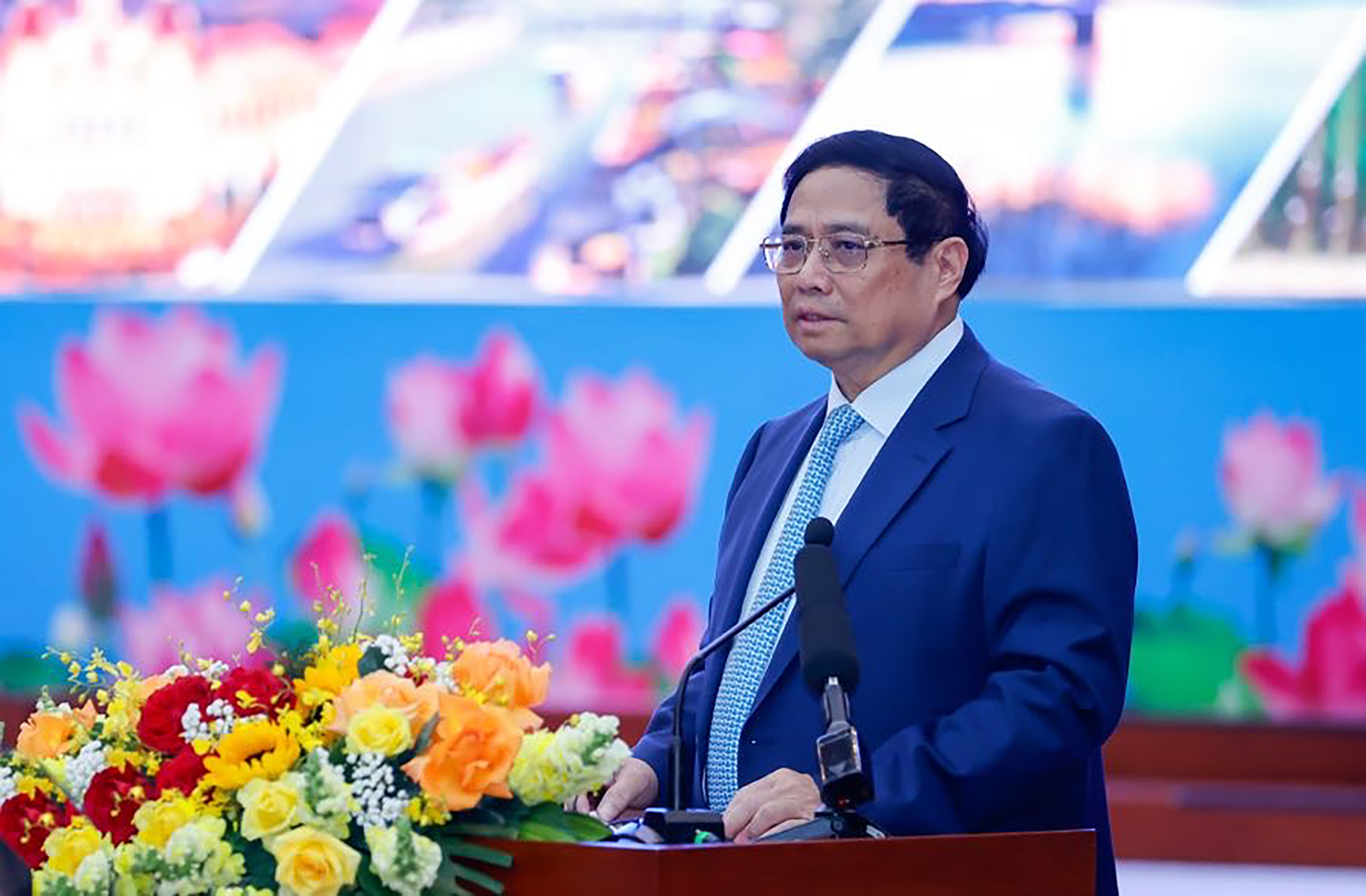 Thủ tướng Chính phủ Phạm Minh Chính, Chủ tịch Hội đồng điều phối vùng Đông Nam Bộ chủ trì Hội nghị lần thứ 3 của Hội đồng - Ảnh: VGP/Nhật Bắc