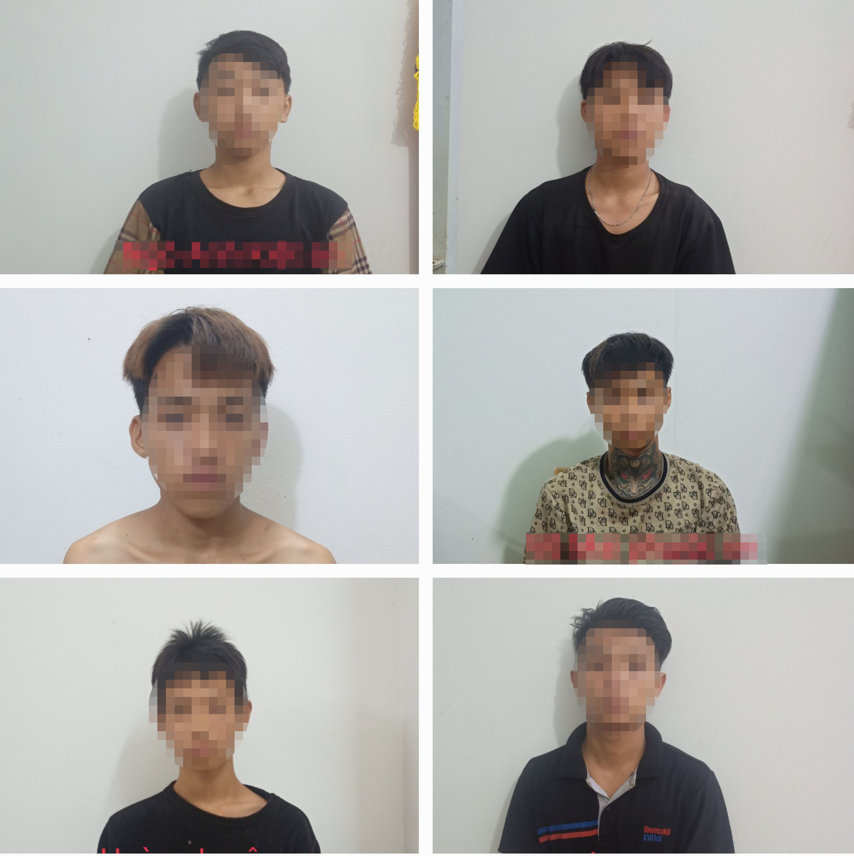 Các đối tượng gây ra 12 vụ trộm cắp tài sản ở huyện Châu Đức và Xuyên Mộc.