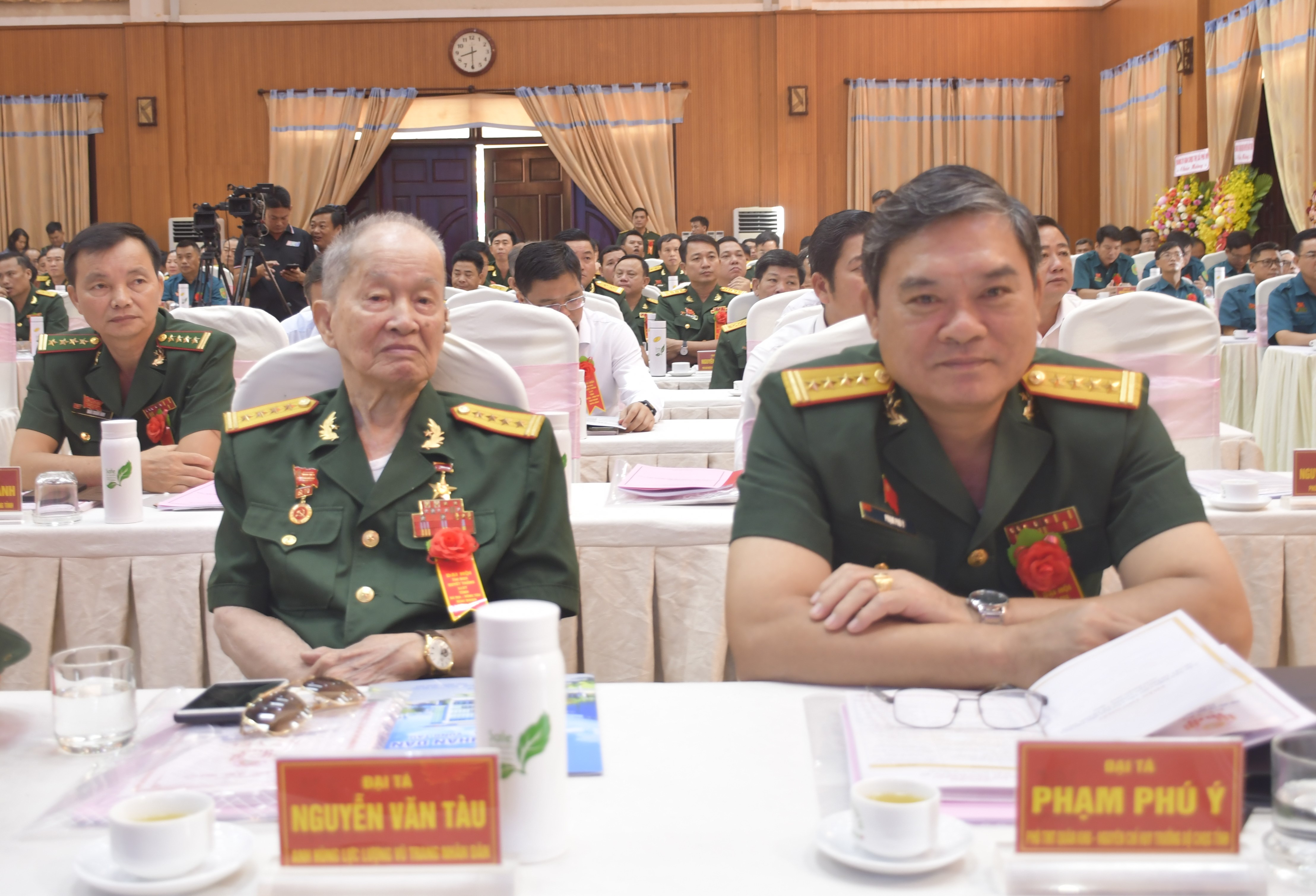Các đại biểu tham dự tại Đại hội TĐQT LLVT tỉnh.