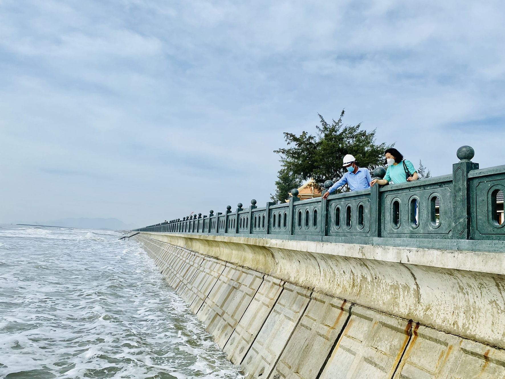 Công nghệ cấu kiện lắp ghép bảo vệ bờ sông, hồ và đê biển bằng bê tông cốt phi kim do Busadco sản xuất và thi công tại bờ biển Phước Thuận (huyện Xuyên Mộc)