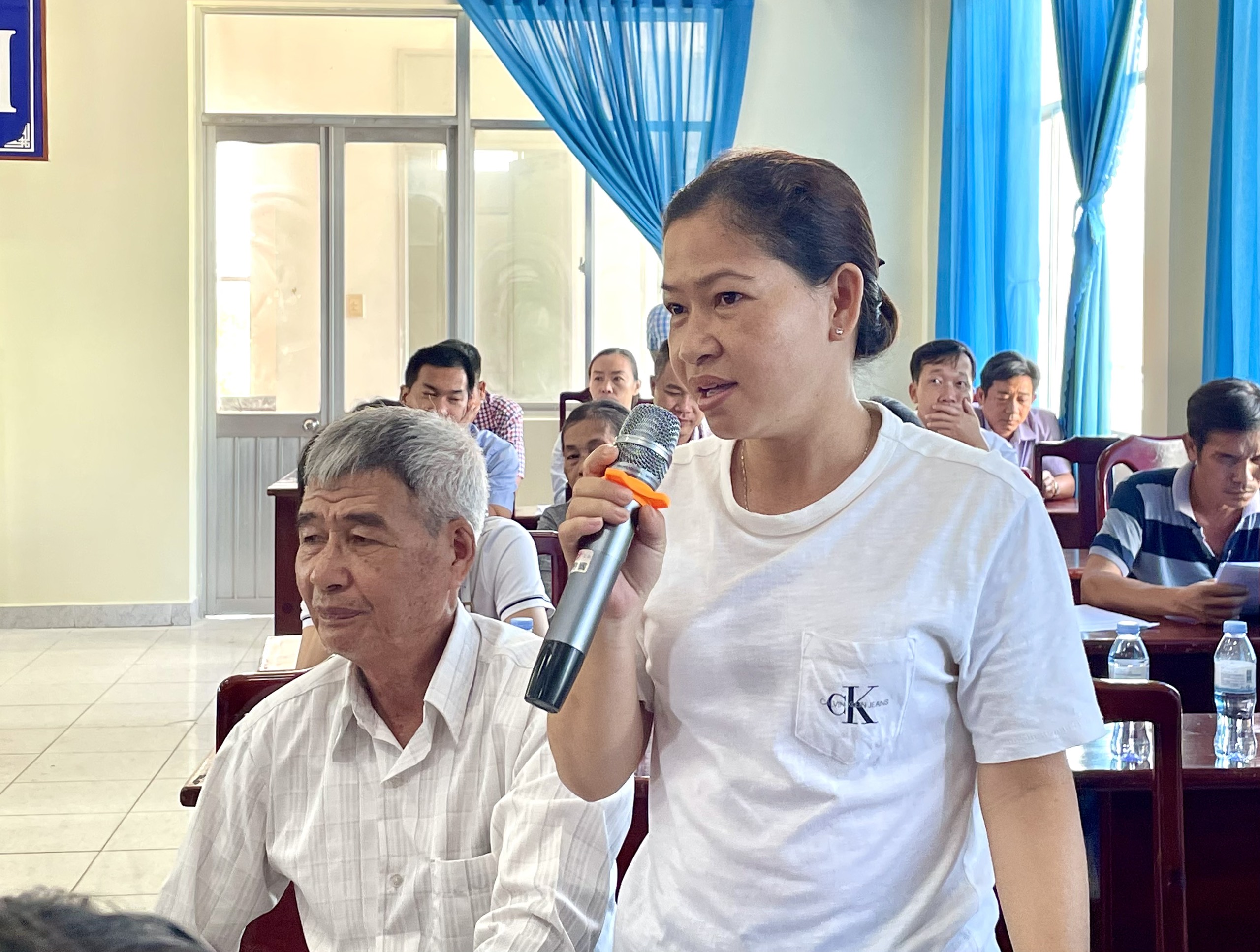 Các hộ dân nhất trí cao với chủ trương thực hiện Dự án Đường nối vào cao tốc Biên Hòa – Vũng Tàu. 