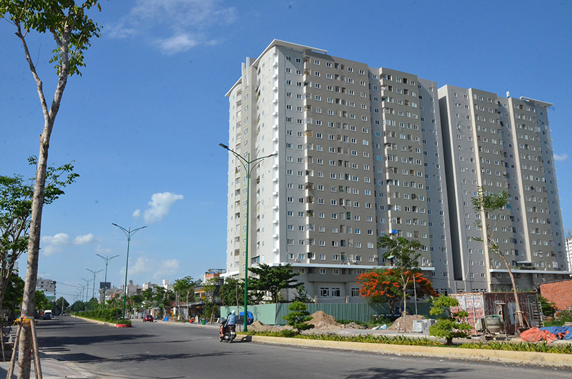 Một góc đường Thống Nhất (nối dài) tại TP.Vũng Tàu.