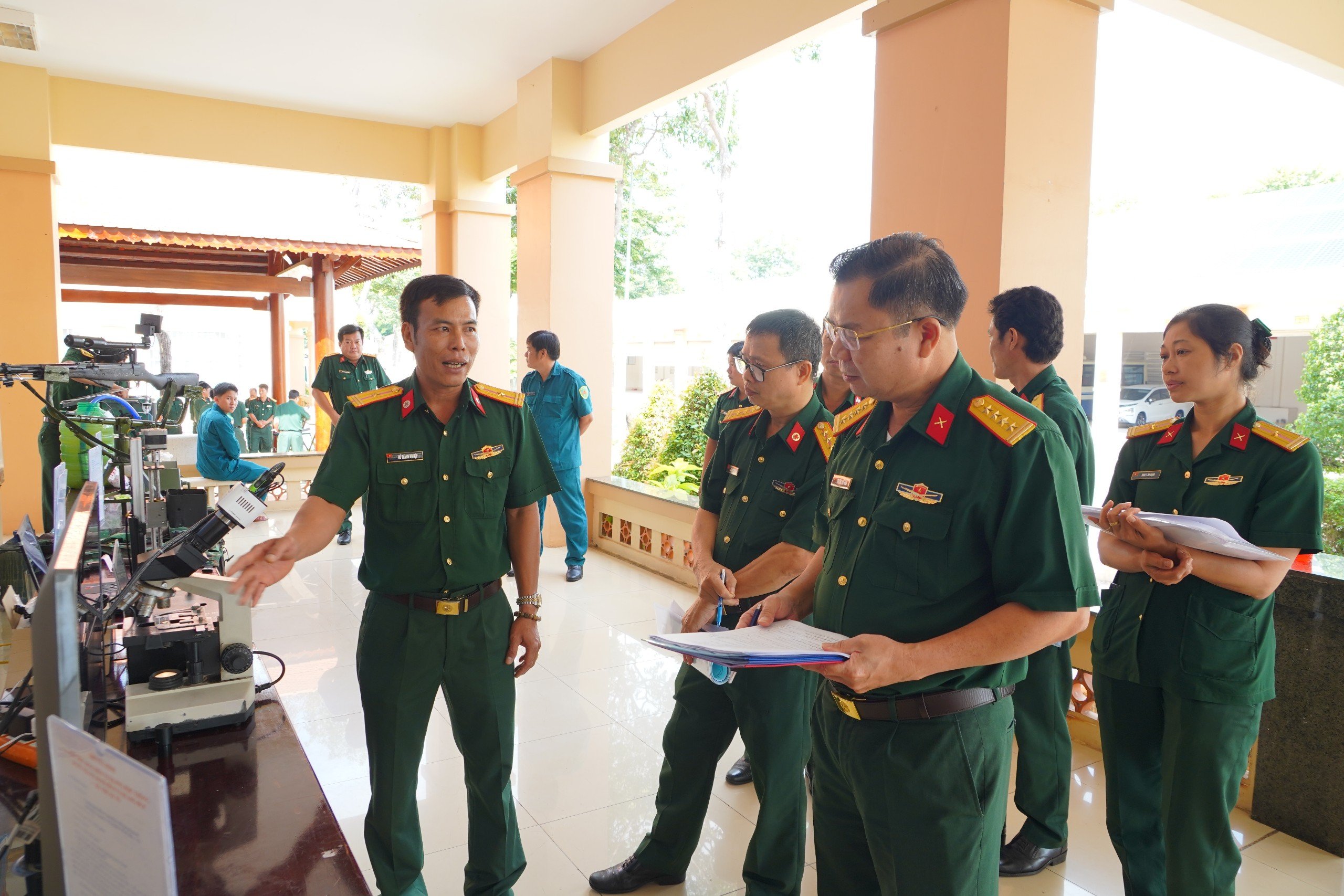 Một mô hình, sáng kiến cải tiến kỹ thuật đạt giải Ba tại hội thi nghiệm thu mô hình, sáng kiến cải tiến kỹ thuật LLVT tỉnh năm 2024.