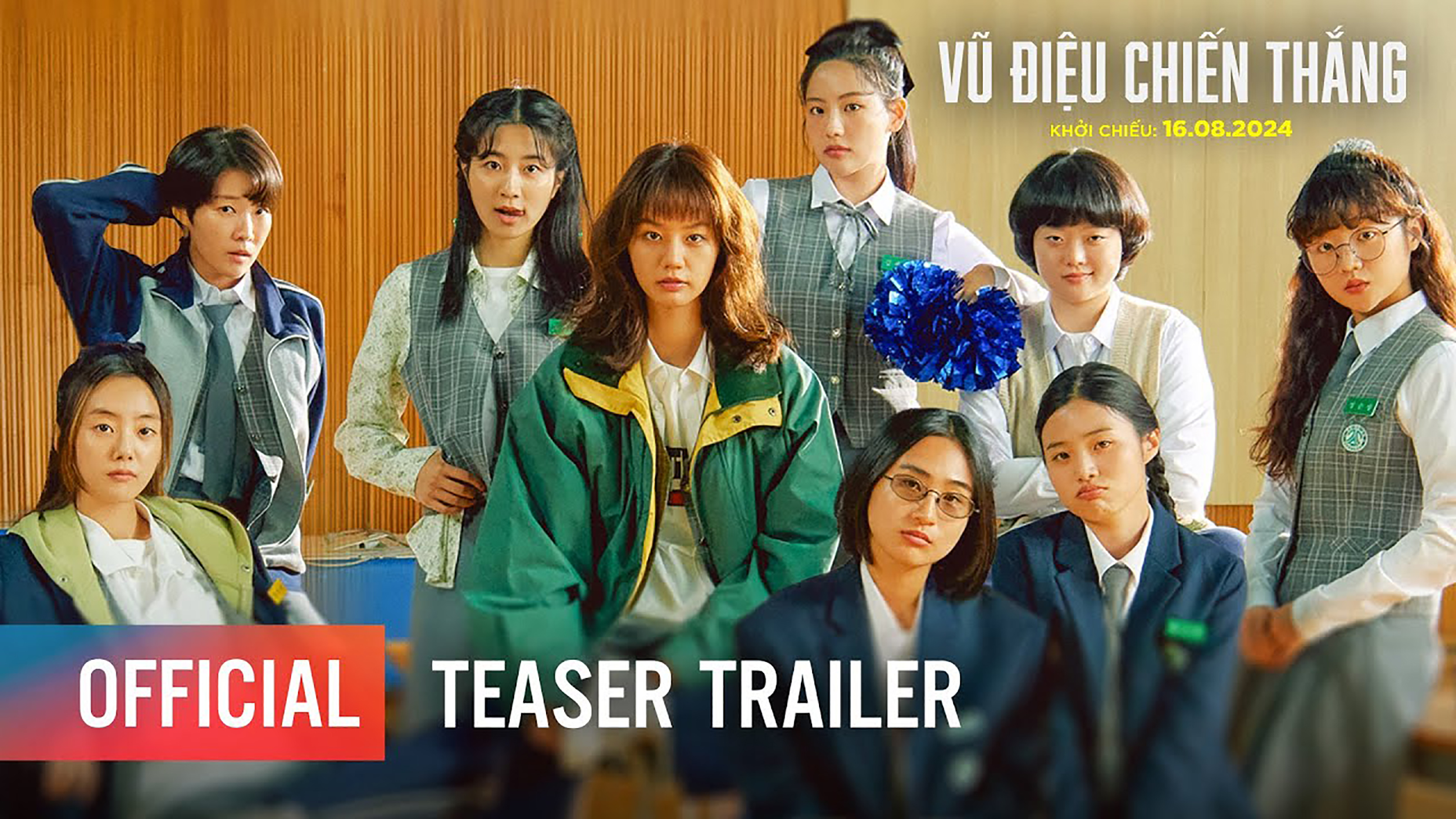 Bộ phim Vũ điệu chiến thắng đưa khán giả trở lại thời thanh xuân qua những màn nhảy cổ động nhiệt huyết từ Lee Hye-ri.