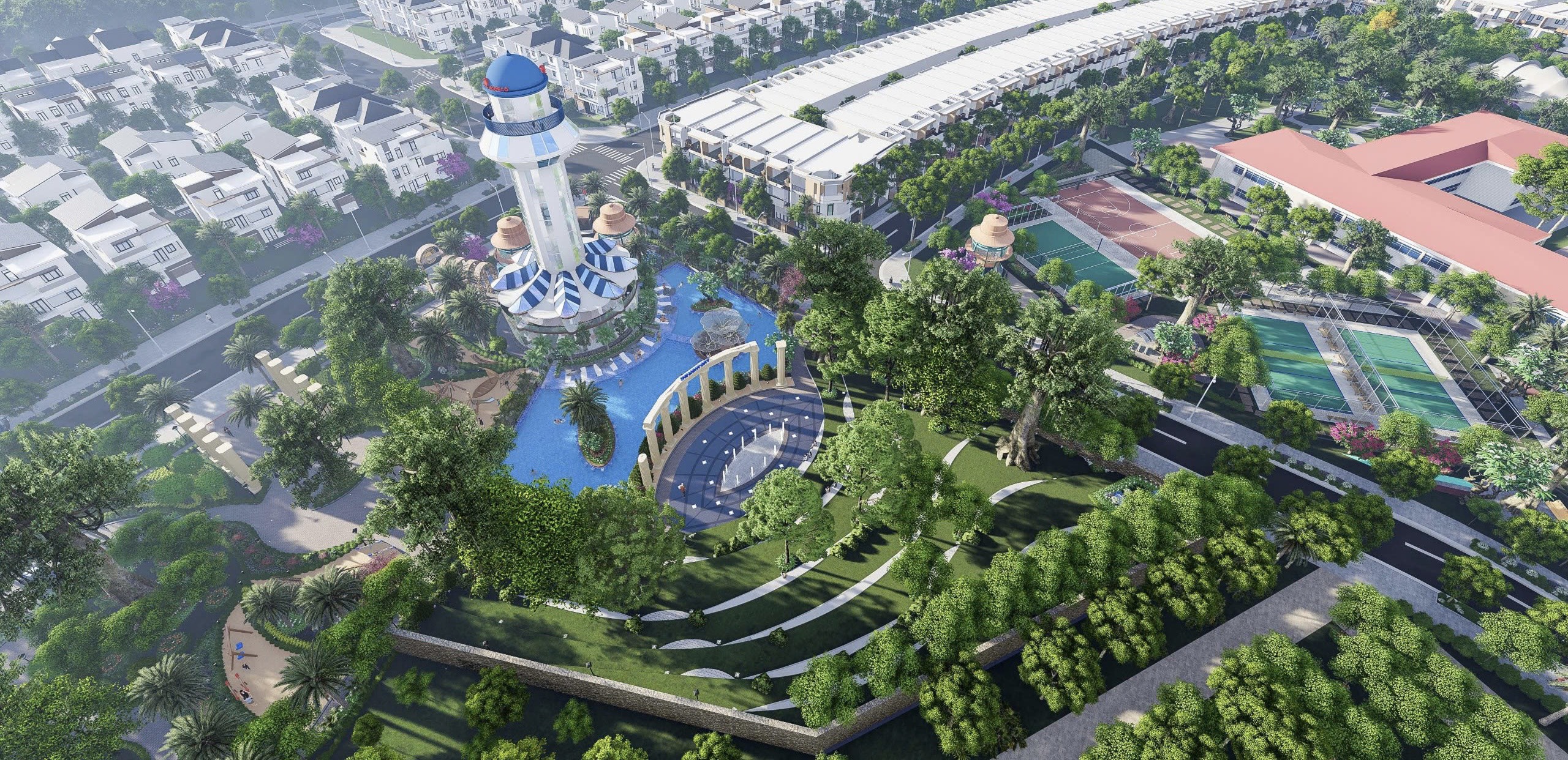 Khu nhà ở Hải Đăng (The Light City) một trong những khu đô thị tiên phong thay đổi diện mạo đô thị Bắc Vũng Tàu