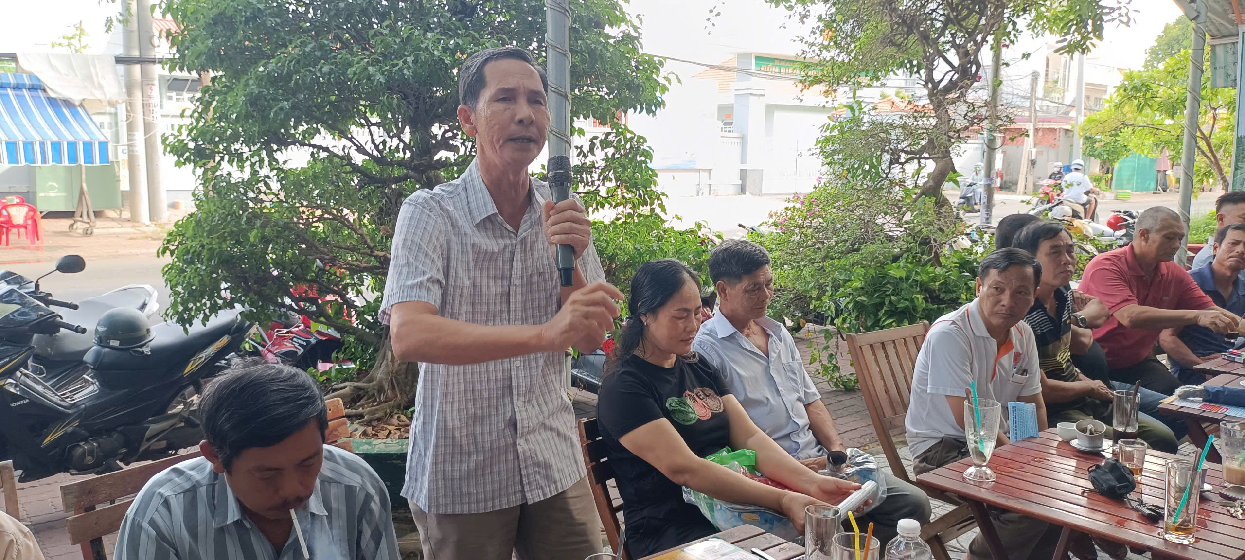 Ông Nguyễn Tấn, chủ tàu cá ở ấp Phước Hương, xã Phước Tỉnh (huyện Long Điền) chia sẻ những khó khăn trong chống khai thác IUU.