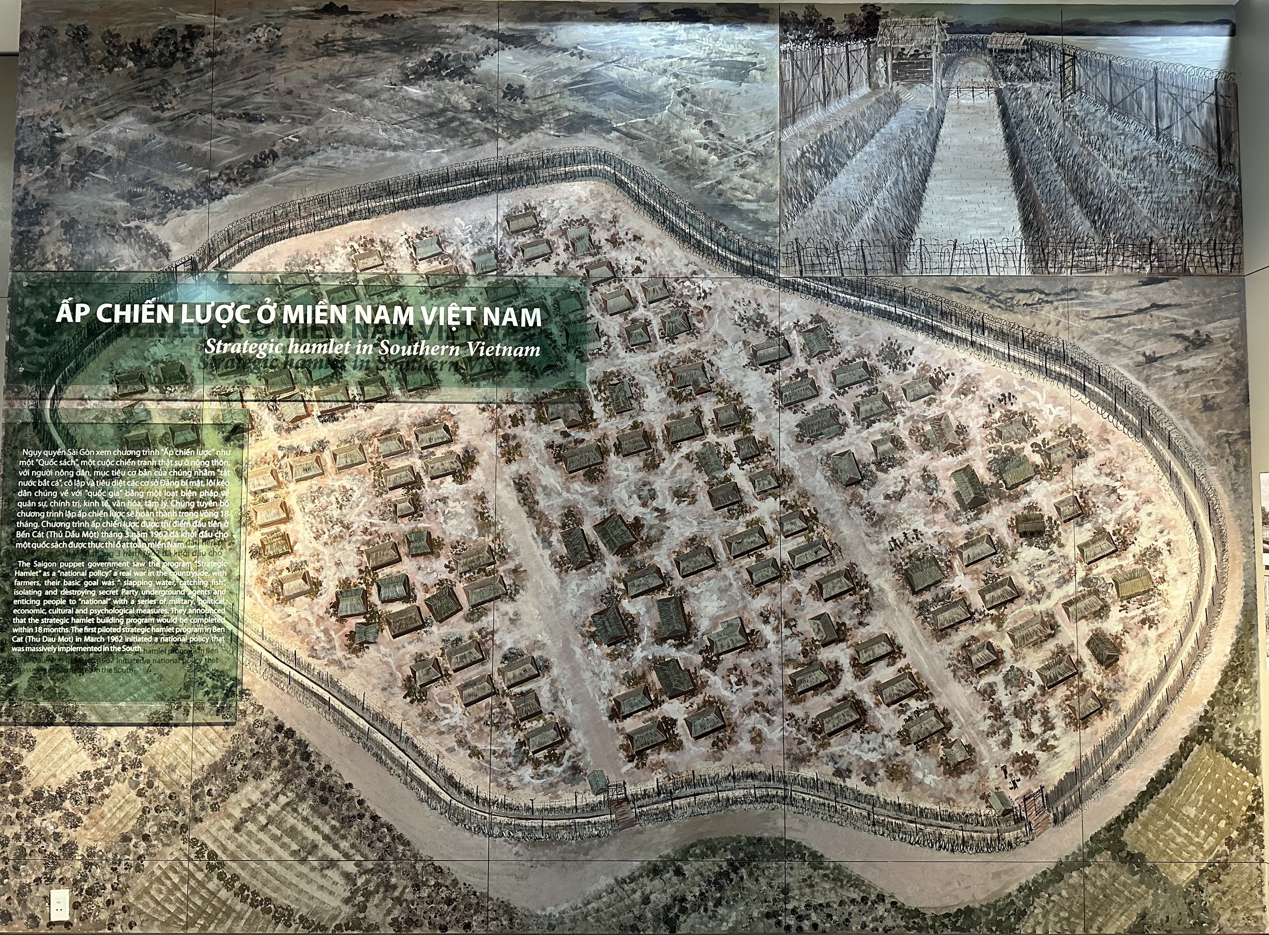 Ấp chiến lược ở miền Nam Việt Nam.