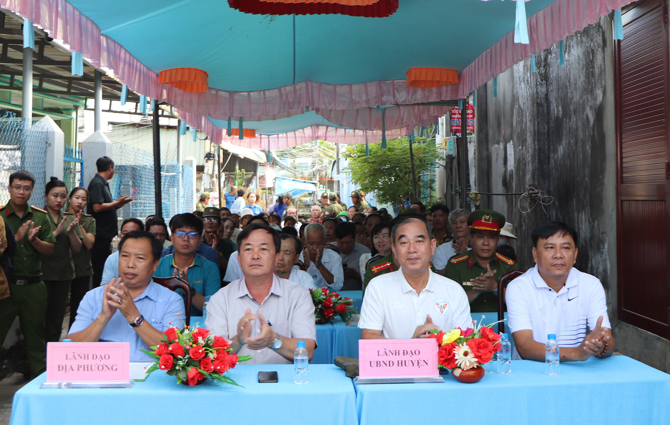 Các đại biểu tham dự buổi diễn tập.