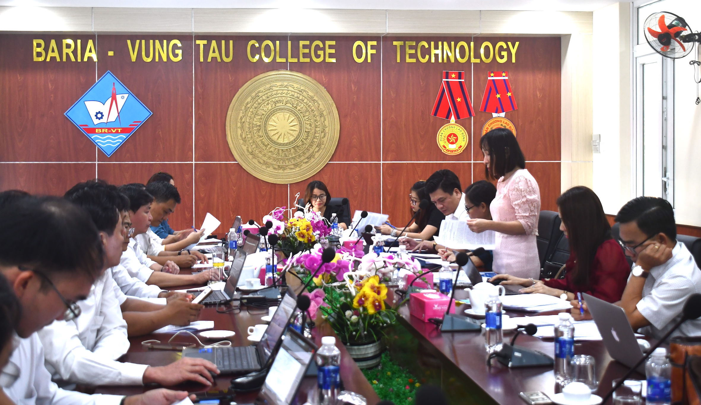 Đoàn kiểm tra, giám sát công tác thi đua, khen thưởng năm 2024 tại Trường Cao đẳng Kỹ thuật Công nghệ Bà Rịa-Vũng Tàu.