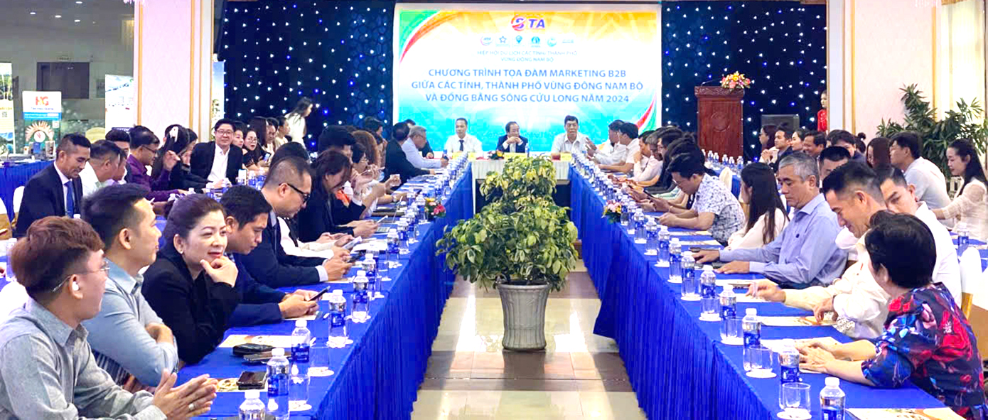 Tọa đàm marketing B2B giữa DN du lịch, lữ hành vùng Đông Nam bộ và Tây Nam Bộ tại TP.Cần Thơ  ngày 30/11/2024.