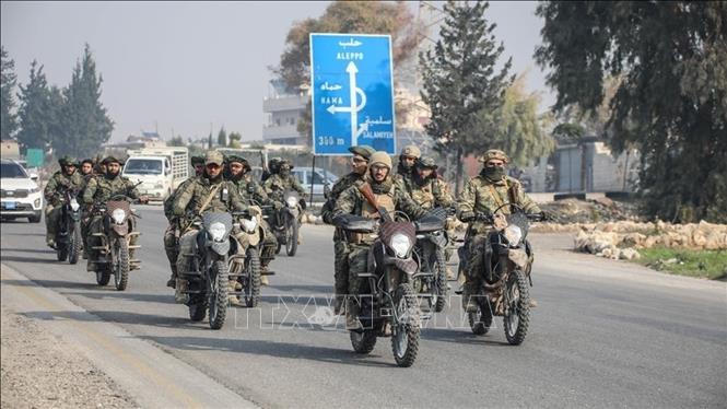 Các lực lượng đối lập tại khu vực thành phố Homs, Syria.