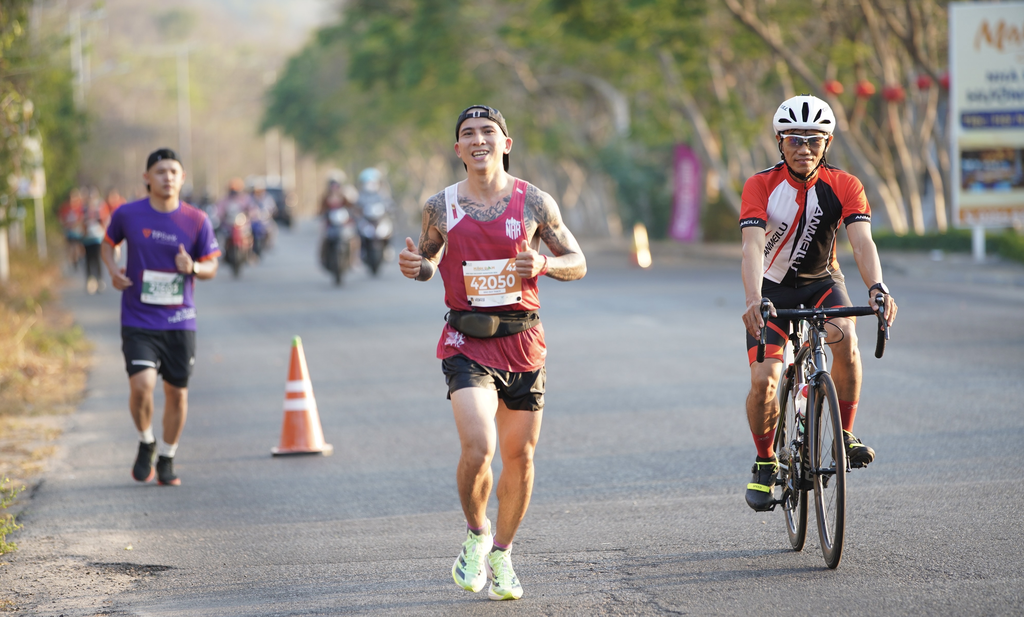 VĐV tham gia Giải chạy Minh Đạm Discovery Marathon được tổ chức dưới hình thức xã hội hóa.